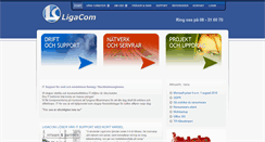 Desktop Screenshot of ligacom.se